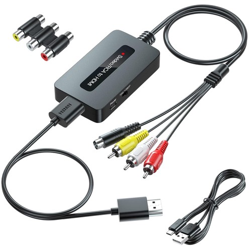 Adattatore rca svideo a - adattatore,