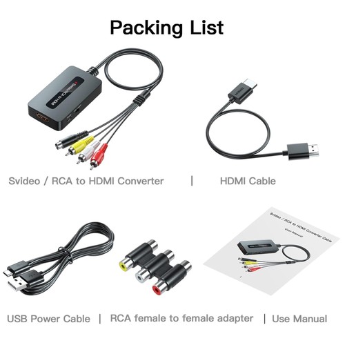Convertitore rca svideo a - da,