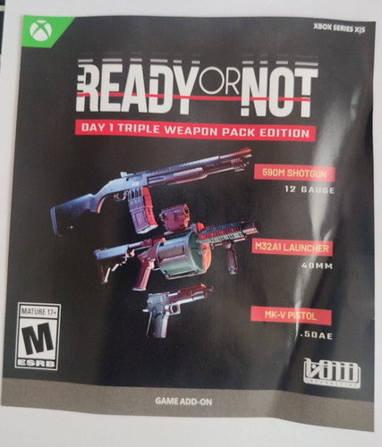 Ready not day - ready,