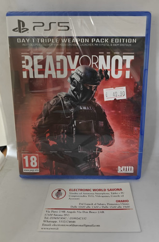 Ready not ps5 nuovo green - nuovo,